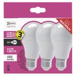 EMOS LED žarnica classic A60 14W, E27, nevtralna bela, 3 kos ZQ5161.3