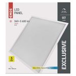 EMOS LED panel 60×60, kvadratni, vgradni, bel, 36W, nevtralno bela, CCT, ZR5410