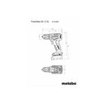 METABO baterijski vrtalnik / vijačnik POWERMAXX BS 12 BL (601038840)
