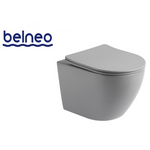 BELNEO viseča brezrobna WC školjka z ultra tanko desko MS2342MG