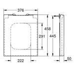 GROHE WC deska s počasnim zapiranjem Cube Ceramic (39488000)