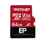 PATRIOT spominska kartica 64GB, SDXC, A1 / V30, microSD, 90MBs