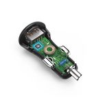 HAMA "Qualcomm® Quick Charge™ 3.0" hitri polnilnik za avtomobil, USB-A, 19,5 W, črn