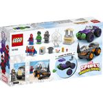 LEGO® Spidey Spopad Hulka in Rhina v pošastnih tovarn (10782)