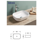 BELNEO keramični umivalnik MS78105