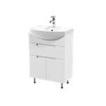 AQUA-RODOS kopalniška omarica QUADRO 60 z umivalnikom Runa - talna izvedba