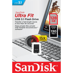 SANDISK spominski ključek Ultra Fit USB USB 3.1. 128GB 