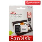 SANDISK spominska kartica + SD Adapter Ultra microSDXC - 128GB