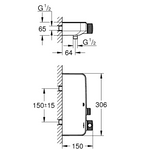 GROHE termostatska armatura za kad Grohtherm SmartControl (34719000)