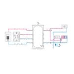 TESY zalogovnik ogrevalne in hladilne vode za sisteme toplotnih črpalk brez izmenjevalnikov toplote V 100 55 ACF W 100l